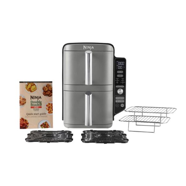 Ninja Double Stack XL SL400UK 9.5L Air Fryer Grey