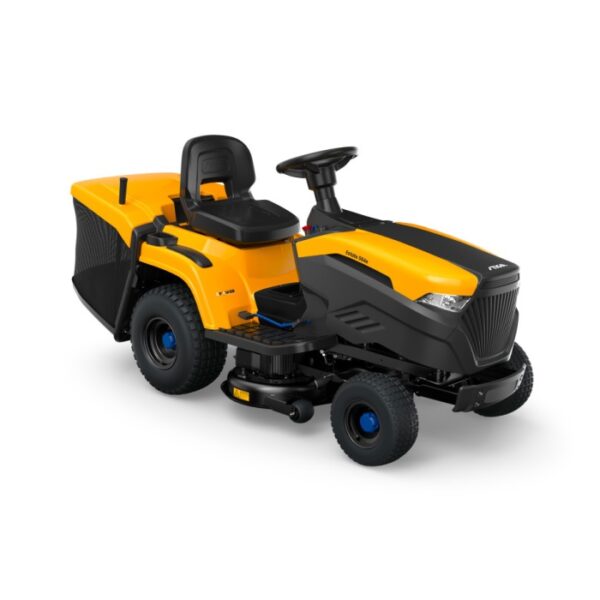 Stiga Estate 584e Battery-Powered Rear-Collect Lawn Tractor with Stepless Electronic Drive